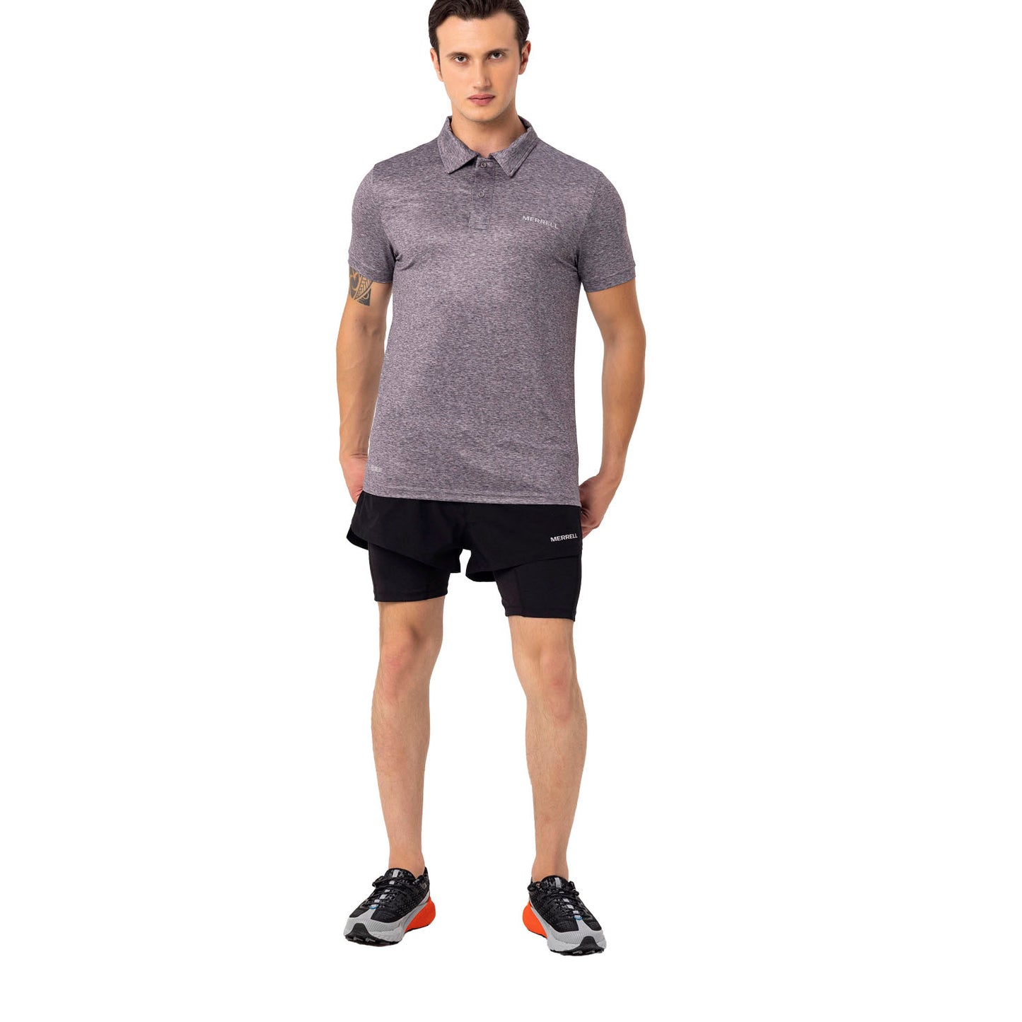 Pace M Erkek Anthracıte Marl Polo T-Shırt-1