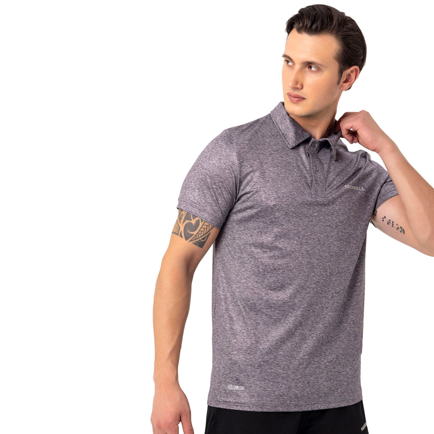 Pace M Erkek Anthracıte Marl Polo T-Shırt-14