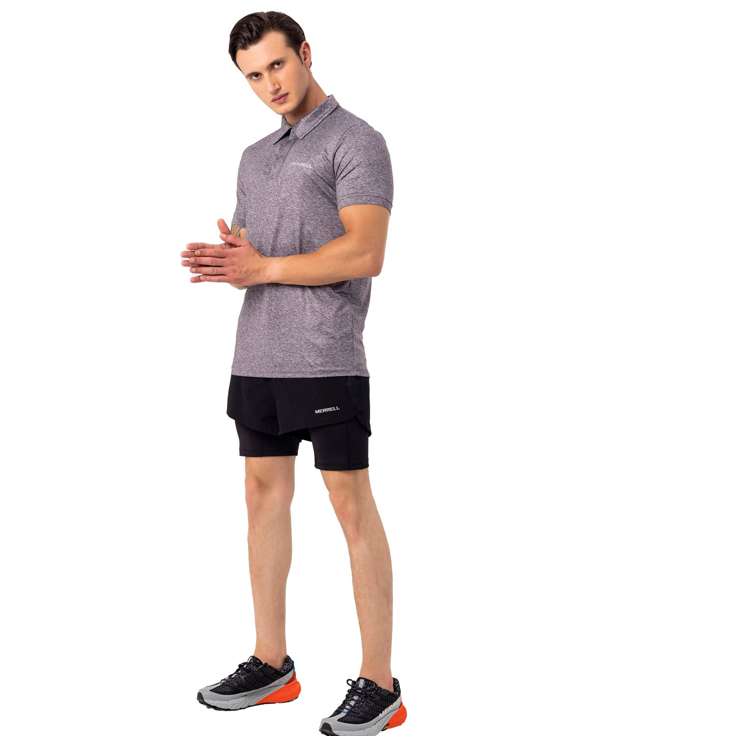 Pace M Erkek Anthracıte Marl Polo T-Shırt-3
