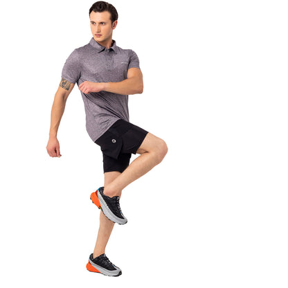 Pace M Erkek Anthracıte Marl Polo T-Shırt-5