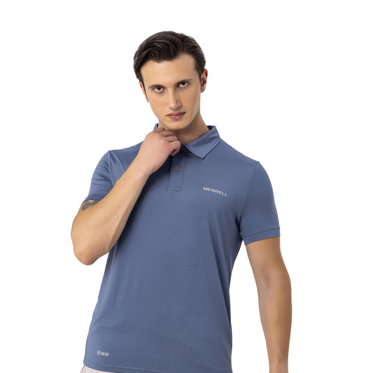Merrell Erkek Pace M Polo T-Shırt Erkek Captaın's Blue Polo T-Shırt-1