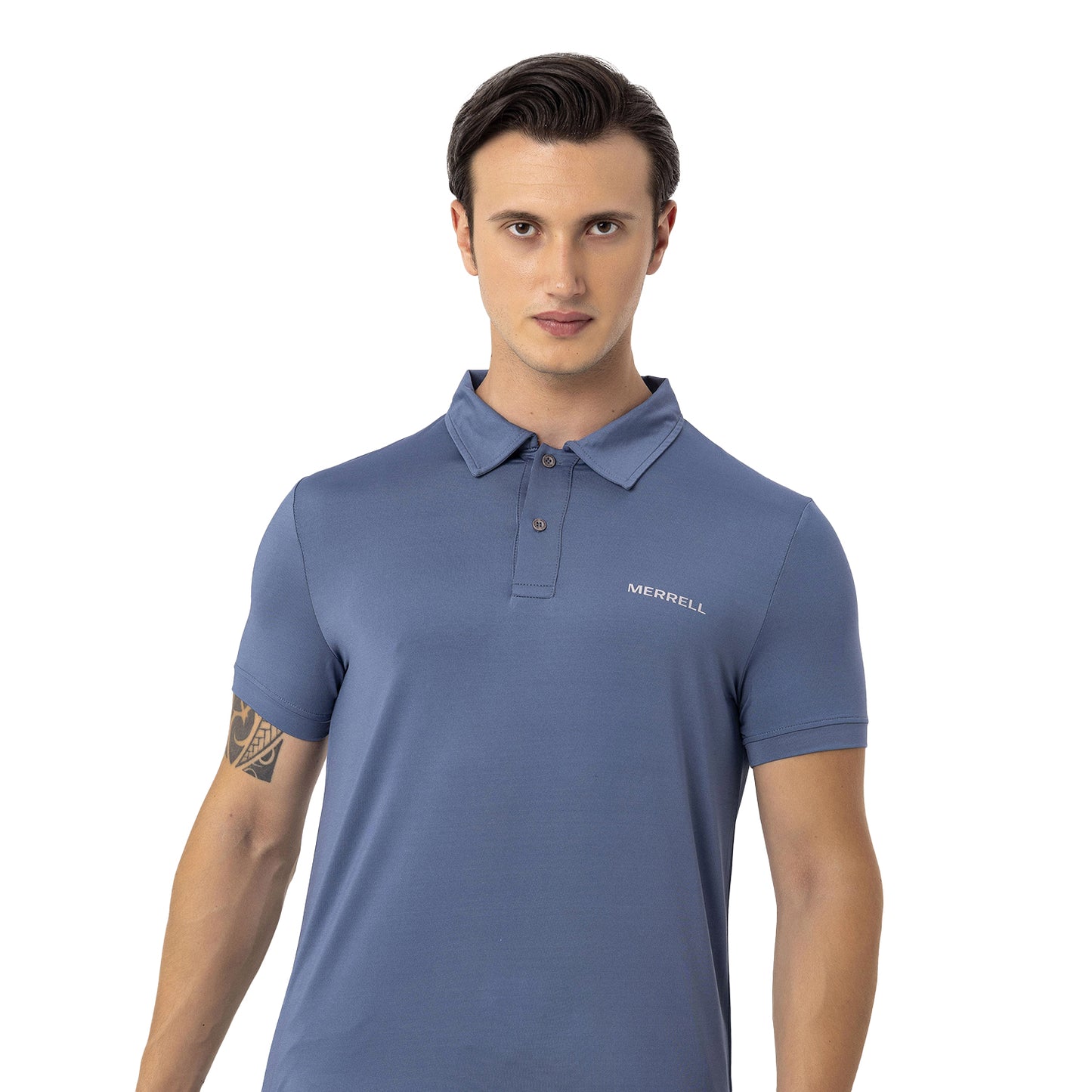 Merrell Erkek Pace M Polo T-Shırt Erkek Captaın's Blue Polo T-Shırt-10