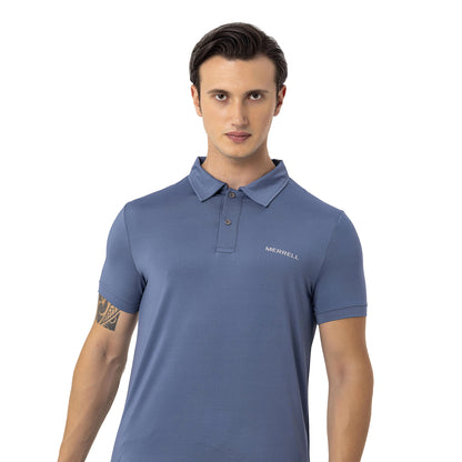 Merrell Erkek Pace M Polo T-Shırt Erkek Captaın's Blue Polo T-Shırt-10