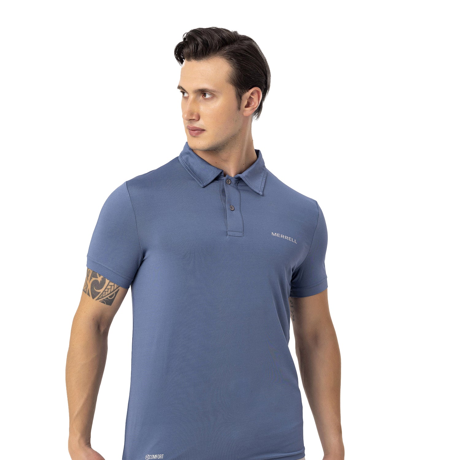 Merrell Erkek Pace M Polo T-Shırt Erkek Captaın's Blue Polo T-Shırt-12