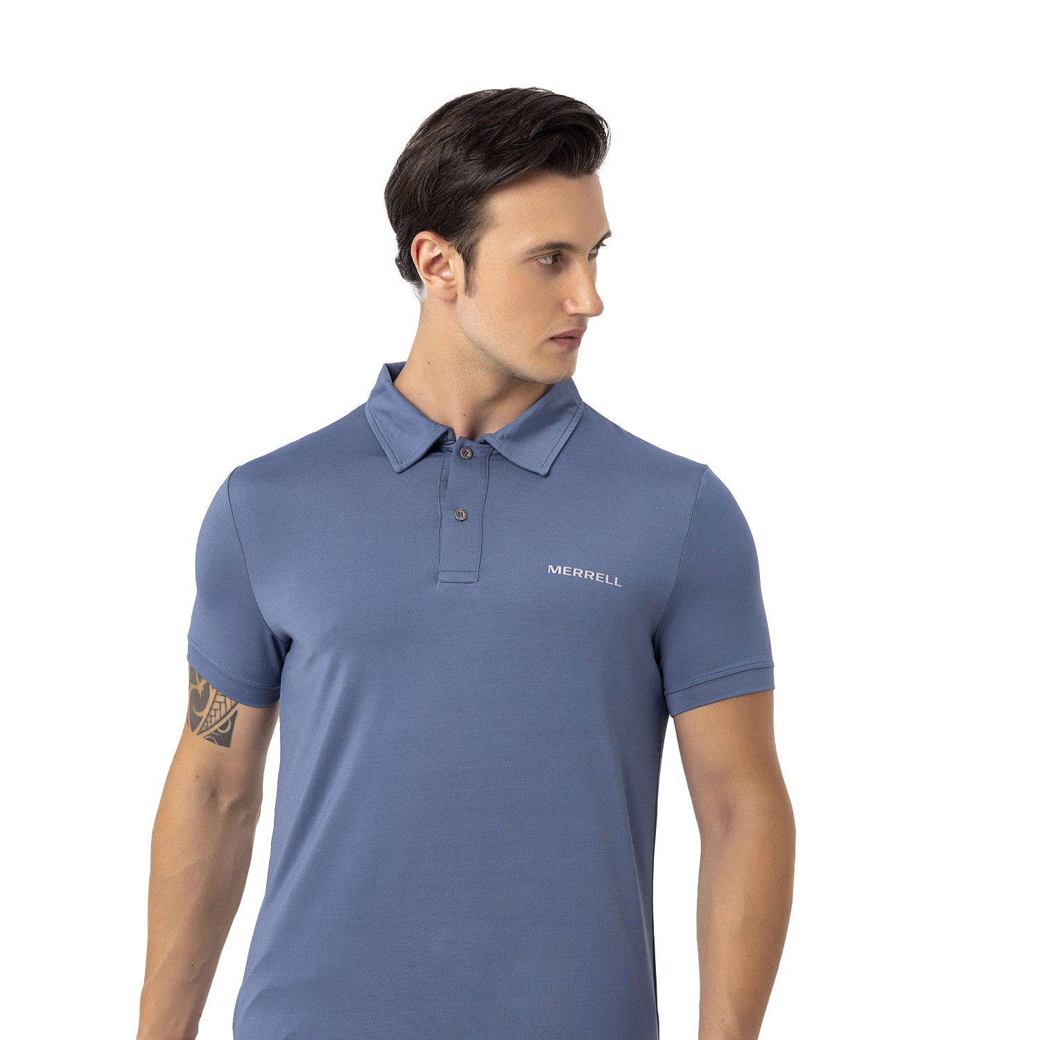 Merrell Erkek Pace M Polo T-Shırt Erkek Captaın's Blue Polo T-Shırt-15