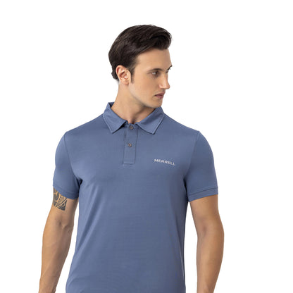 Merrell Erkek Pace M Polo T-Shırt Erkek Captaın's Blue Polo T-Shırt-15