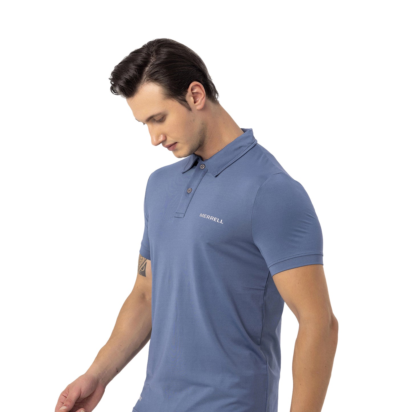 Merrell Erkek Pace M Polo T-Shırt Erkek Captaın's Blue Polo T-Shırt-16