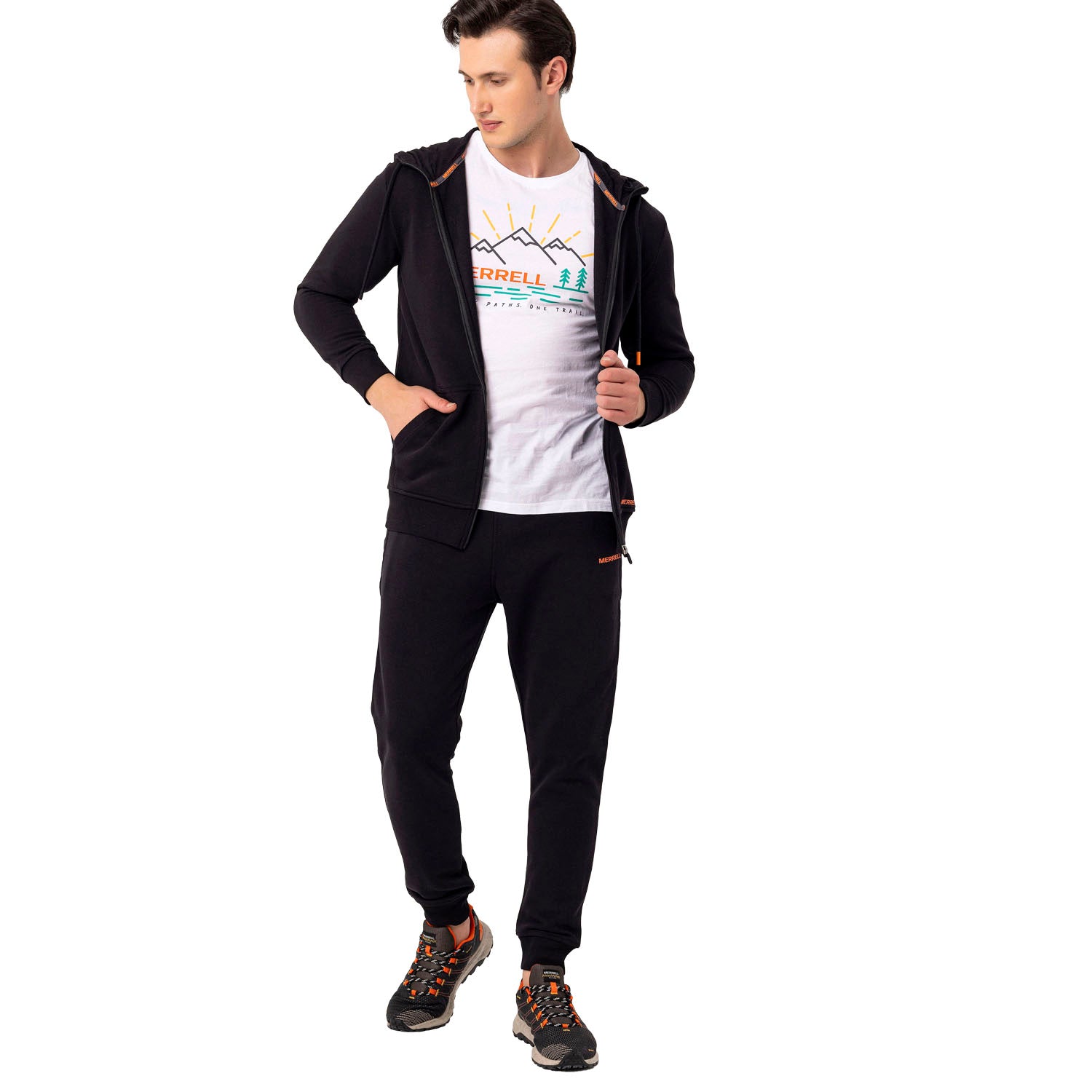 Scole M Erkek Black Sweatshırt-11