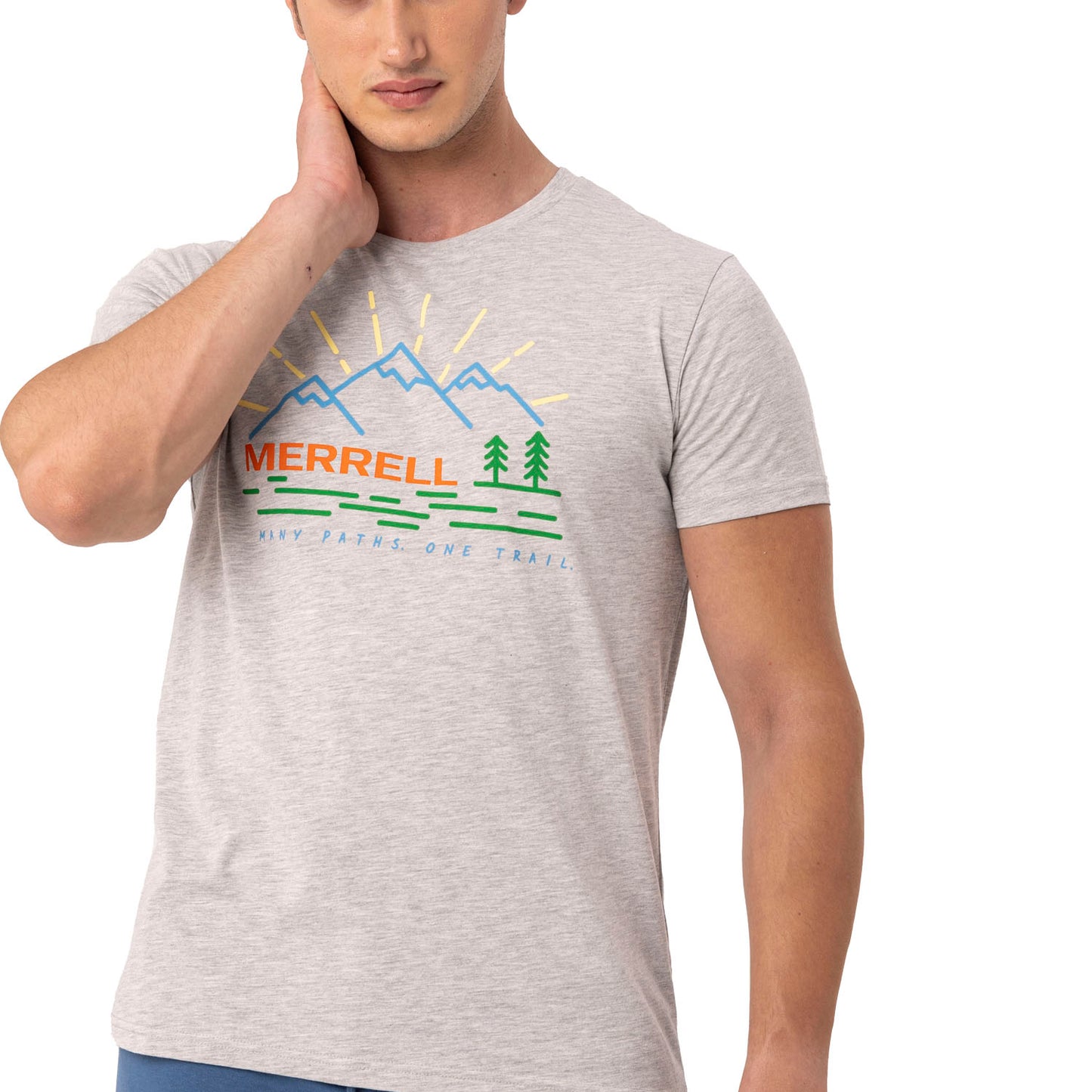 Tobı M Erkek Grey Marl T-Shırt-11