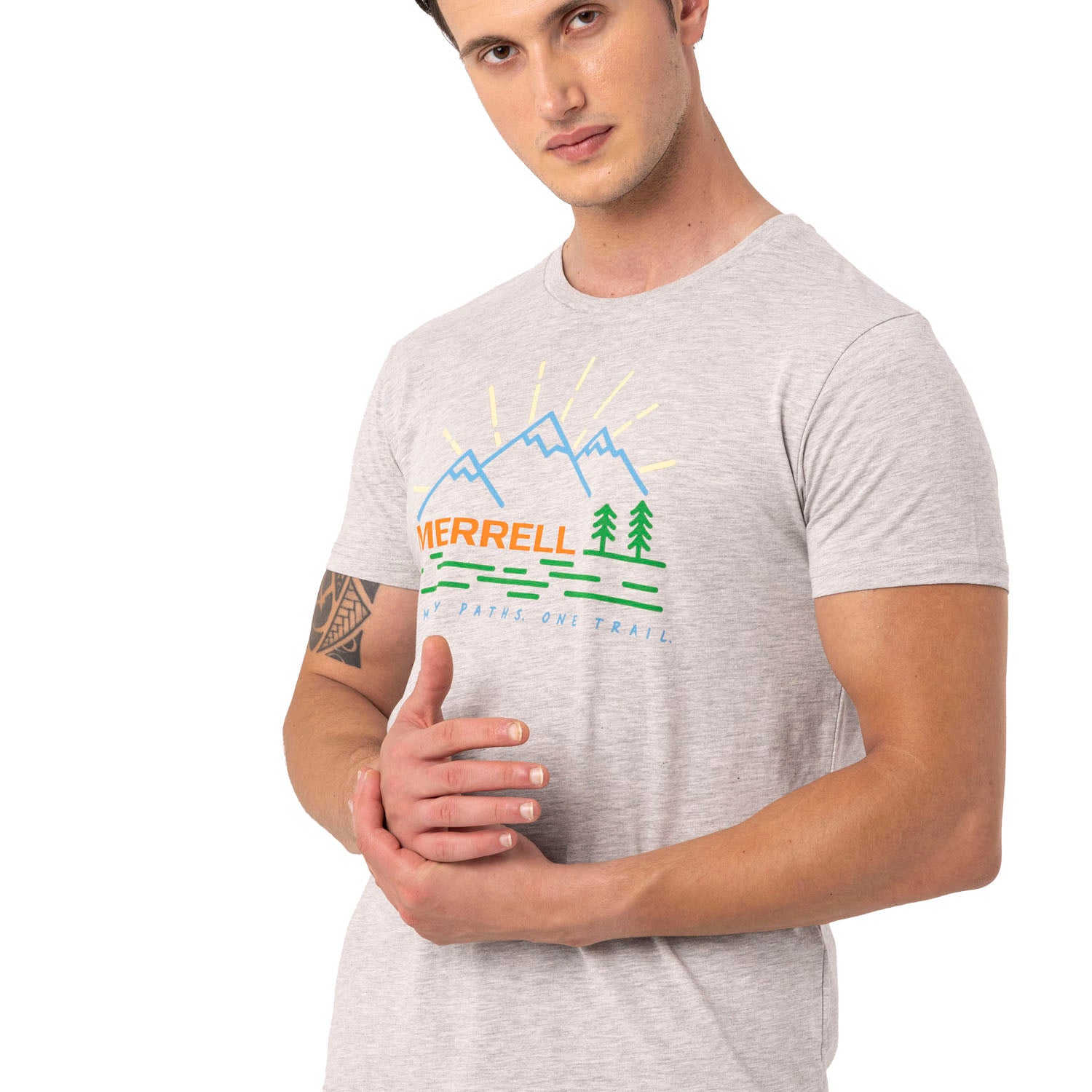 Tobı M Erkek Grey Marl T-Shırt-8