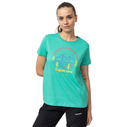 Merrell Kadın Terry W T-Shırt Kadın Turquoıse T-Shırt-1