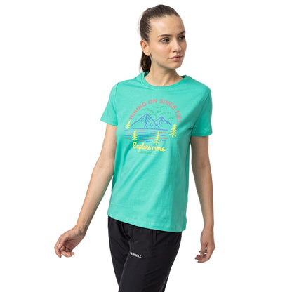 Merrell Kadın Terry W T-Shırt Kadın Turquoıse T-Shırt-5