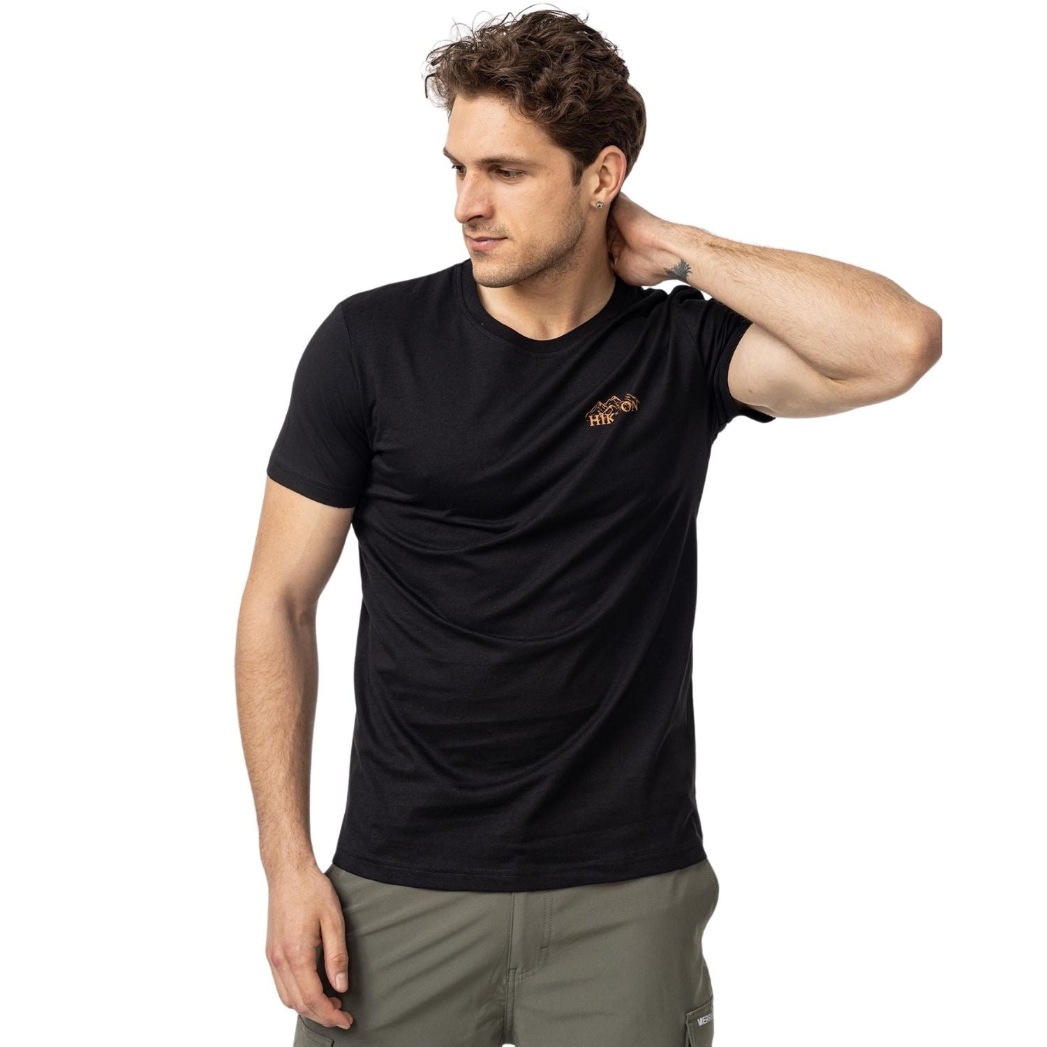 Tru M Erkek Black T-Shırt-2