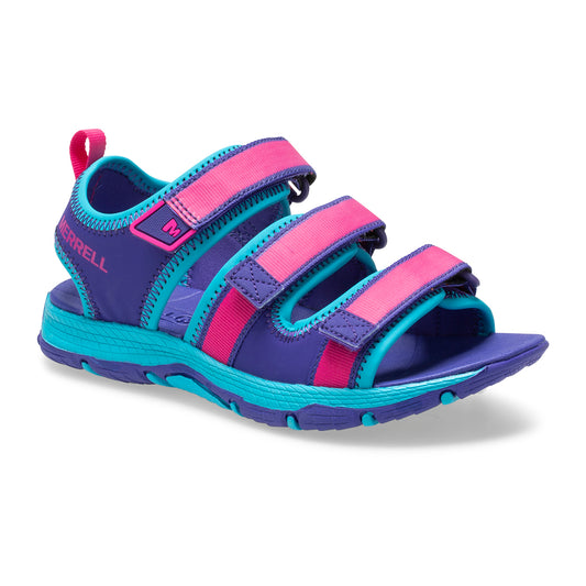 Merrell Unısex Çocuk Hydro Creek Sandalet Unısex Çocuk Purple/Multı Sandalet-1