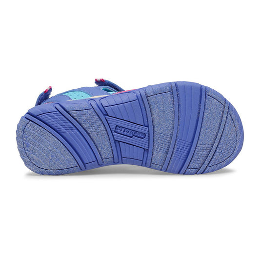 Merrell Kız Çocuk Panther Sandal 2.0 Sandalet Kız Çocuk Turq/Purple Sandalet-2