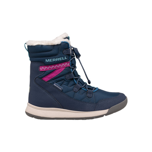 Merrell Kız Çocuk Snow Crush 3.0 Wtrpf Bot Kız Çocuk Navy/Berry/Teal Bot-1