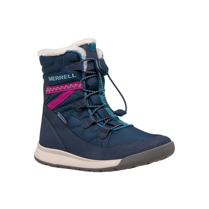 Merrell Kız Çocuk Snow Crush 3.0 Wtrpf Bot Kız Çocuk Navy/Berry/Teal Bot-3