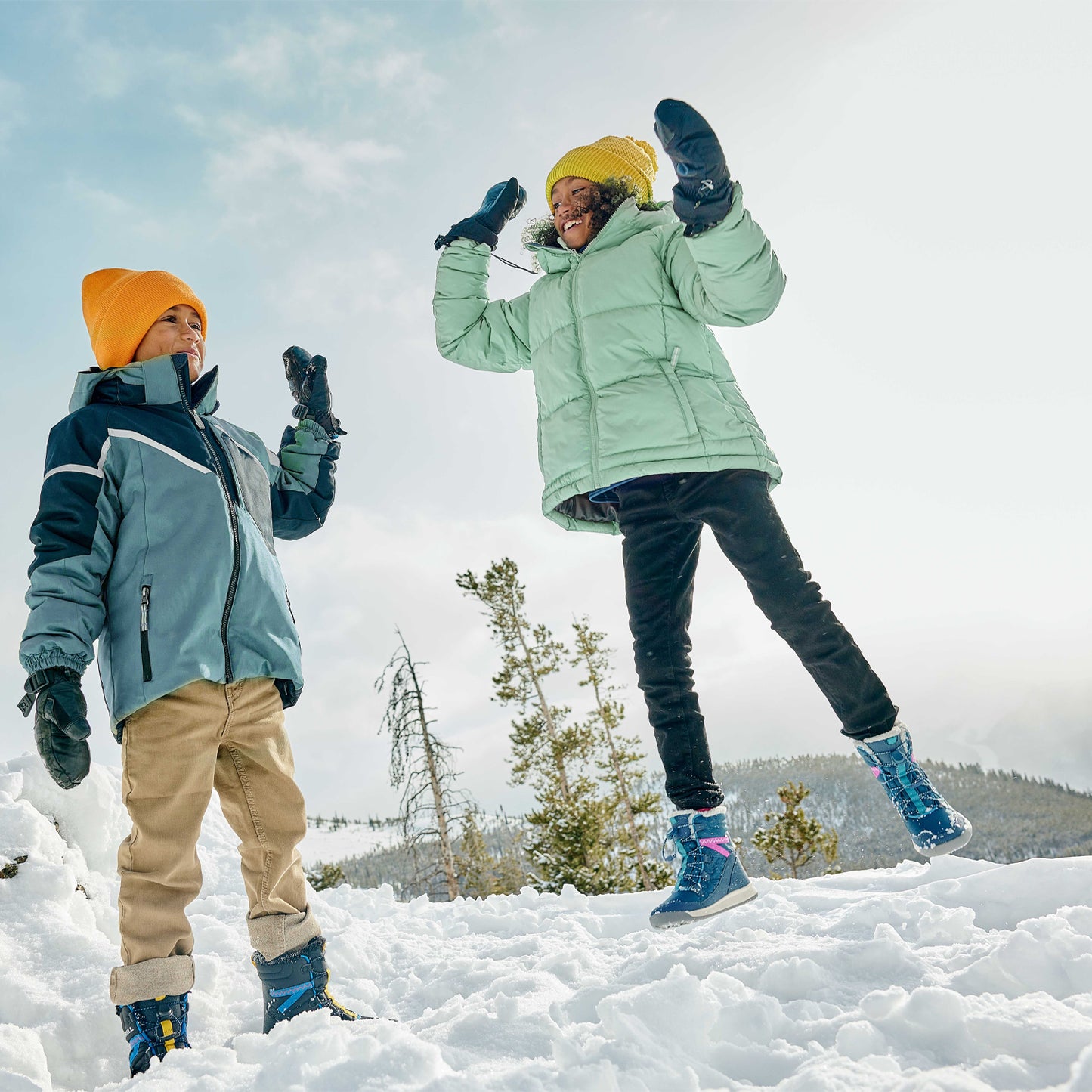 Merrell Kız Çocuk Snow Crush 3.0 Wtrpf Bot Kız Çocuk Navy/Berry/Teal Bot-4