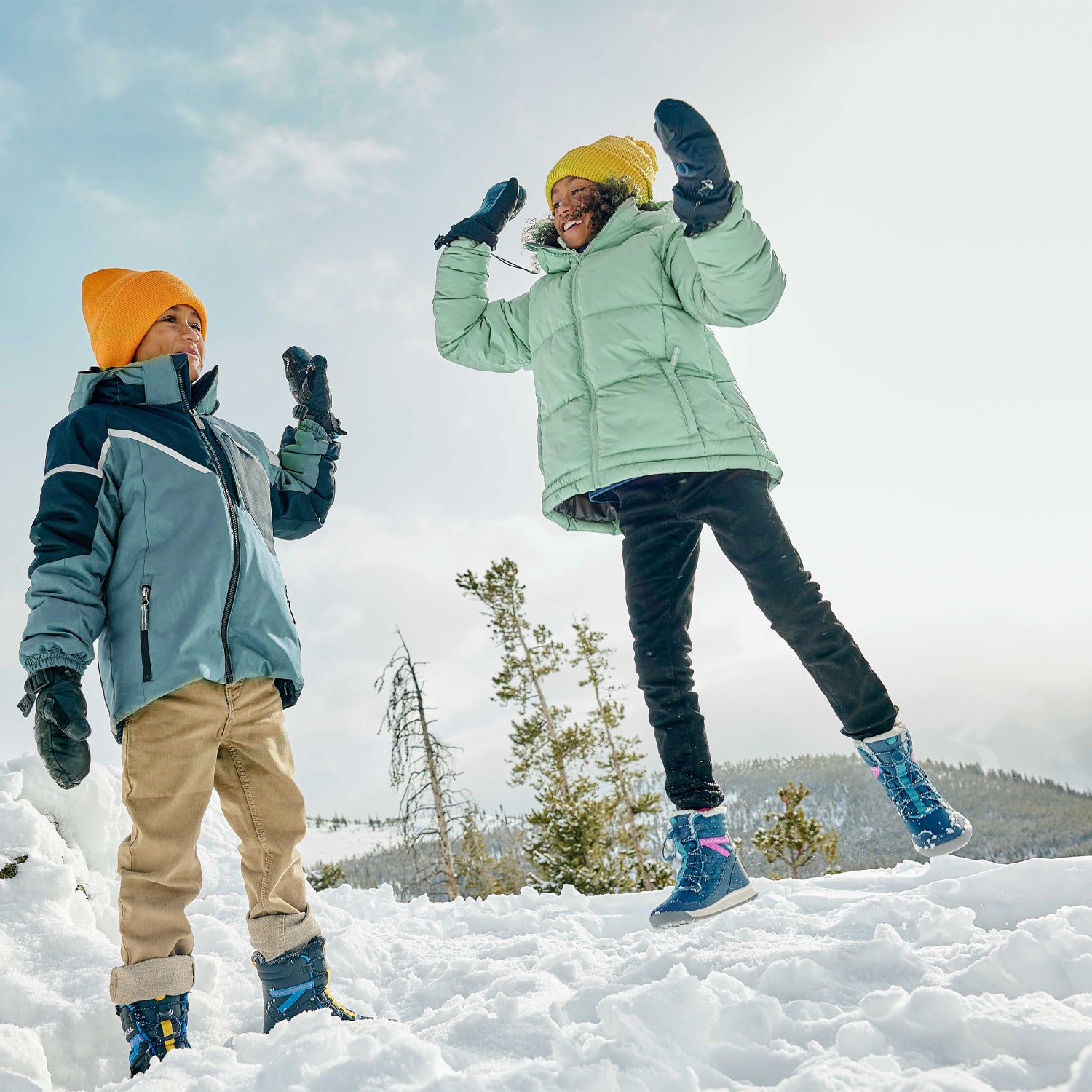 Merrell Kız Çocuk Snow Crush 3.0 Wtrpf Bot Kız Çocuk Navy/Berry/Teal Bot-4