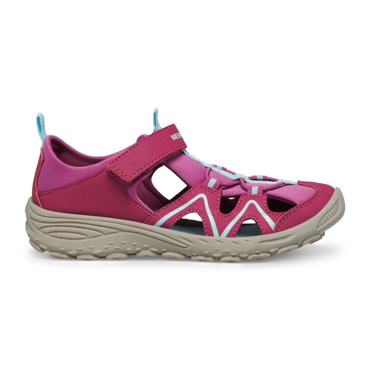 Merrell Kız Çocuk Hydro Explorer Su Ayakkabısı Kız Çocuk Berry/Turq/Grey Su Ayakkabısı-1