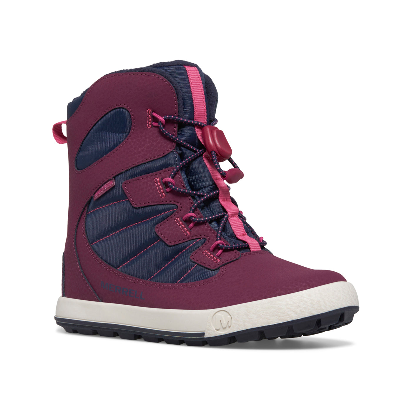 Merrell Kız Çocuk Snow Bank 4.0 Wtrpf Bot Kız Çocuk Navy/Berry Bot-1