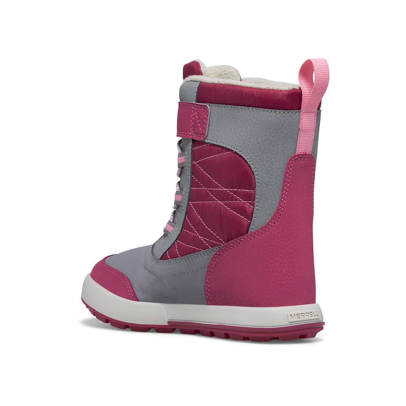 Merrell Kız Çocuk Snow Storm 2.0 Wtrpf Bot Kız Çocuk Grey/Berry Bot-2