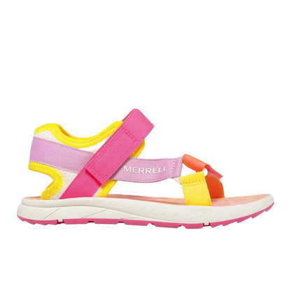 Merrell Unısex Çocuk Kahuna Web 2.0 Sandalet Unısex Çocuk Pink Multi Sandalet-3