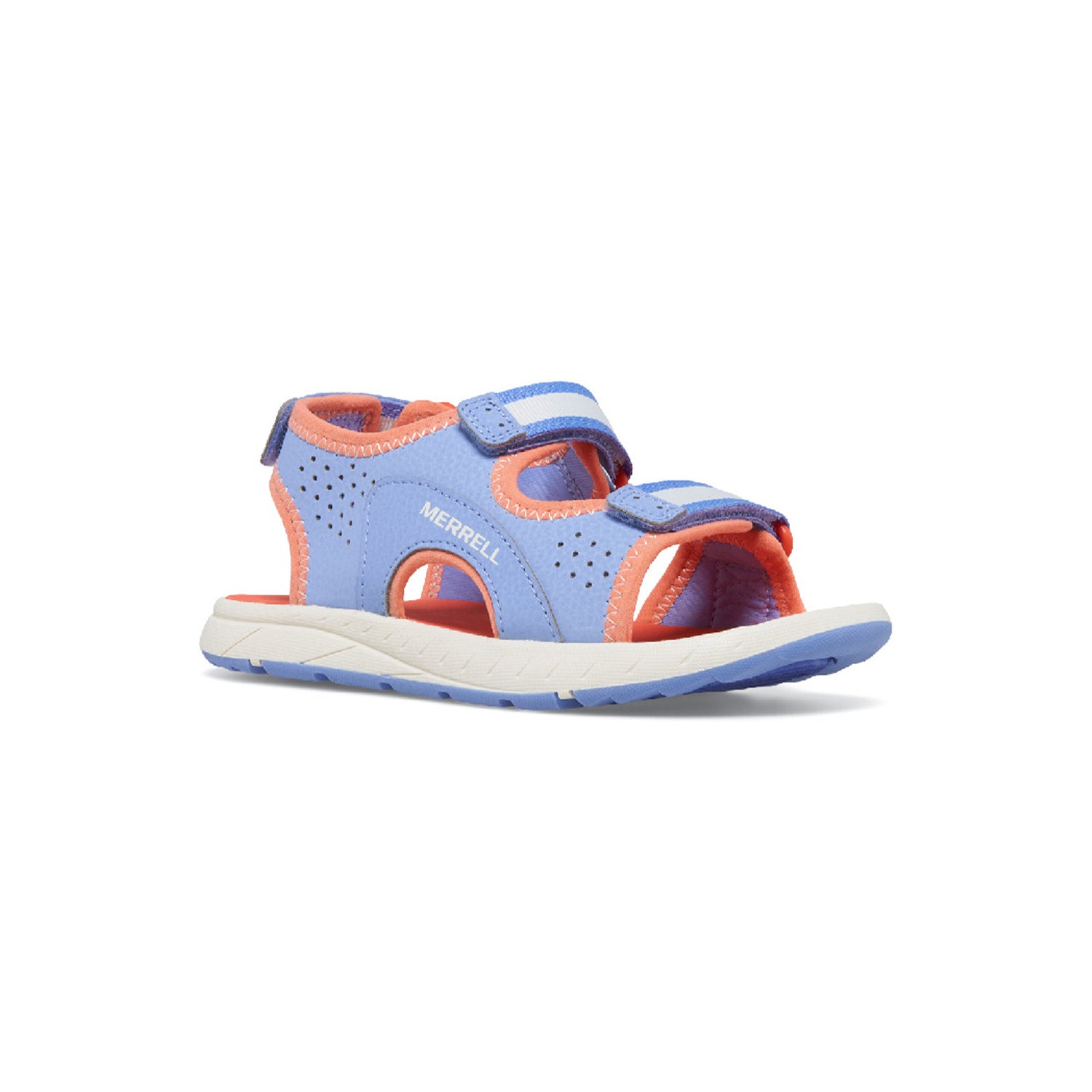 Merrell Unısex Çocuk Panther Sandal 3.0 Sandalet Unısex Çocuk Blue/Coral Sandalet-2