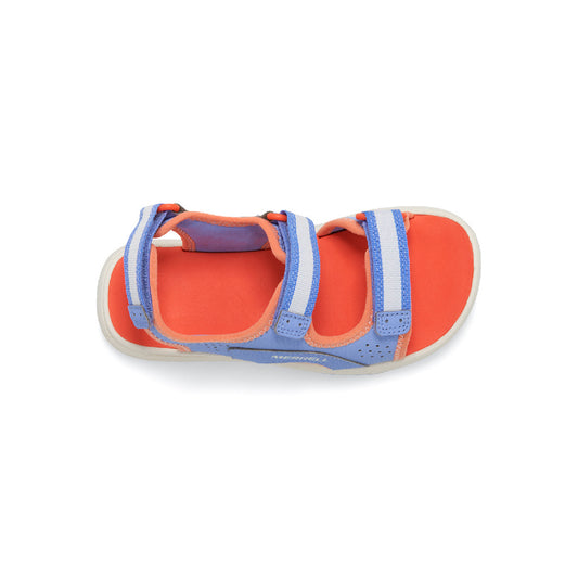 Merrell Unısex Çocuk Panther Sandal 3.0 Sandalet Unısex Çocuk Blue/Coral Sandalet-3