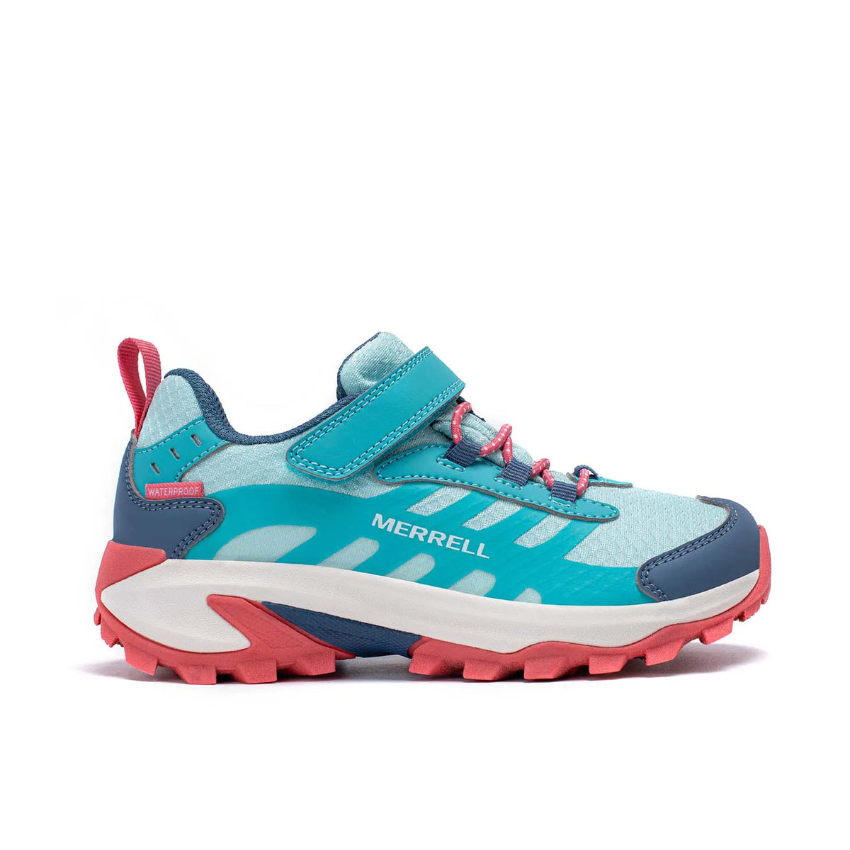 Moab Speed 2 Low A/C Wtrpf Çocuk Turq/Coral Outdoor Ayakkabı-1