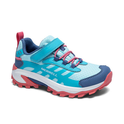 Moab Speed 2 Low A/C Wtrpf Çocuk Turq/Coral Outdoor Ayakkabı-4