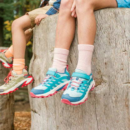Moab Speed 2 Low A/C Wtrpf Çocuk Turq/Coral Outdoor Ayakkabı-9