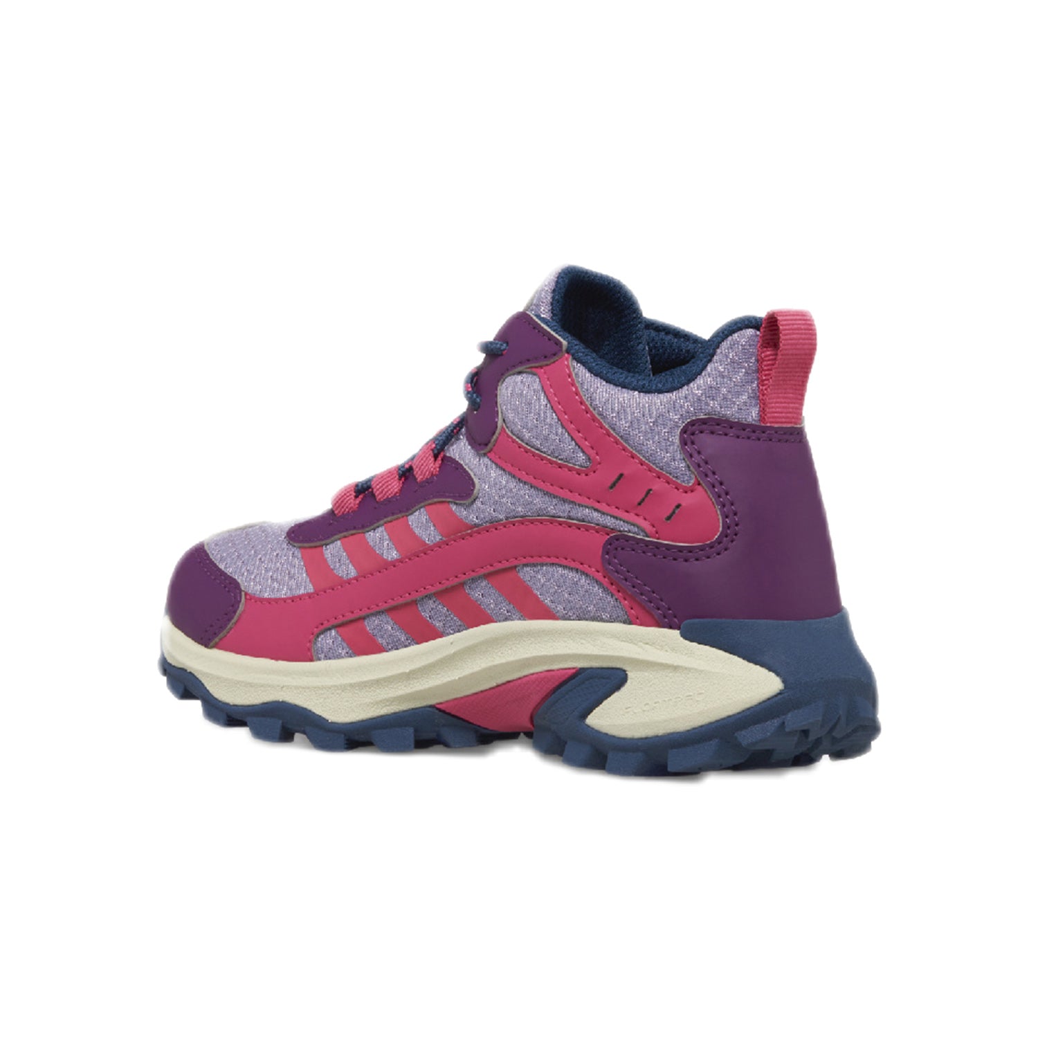Merrell Unısex Çocuk Moab Speed 2 Mıd Wtrpf Bot Unısex Çocuk Berry/Navy Bot-2