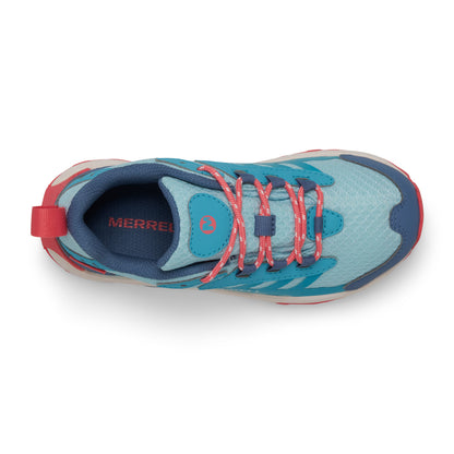 Merrell Unısex Çocuk Moab Speed 2 Low Wtrpf Outdoor Ayakkabı Unısex Çocuk Turq/Coral Outdoor Ayakkabı-2