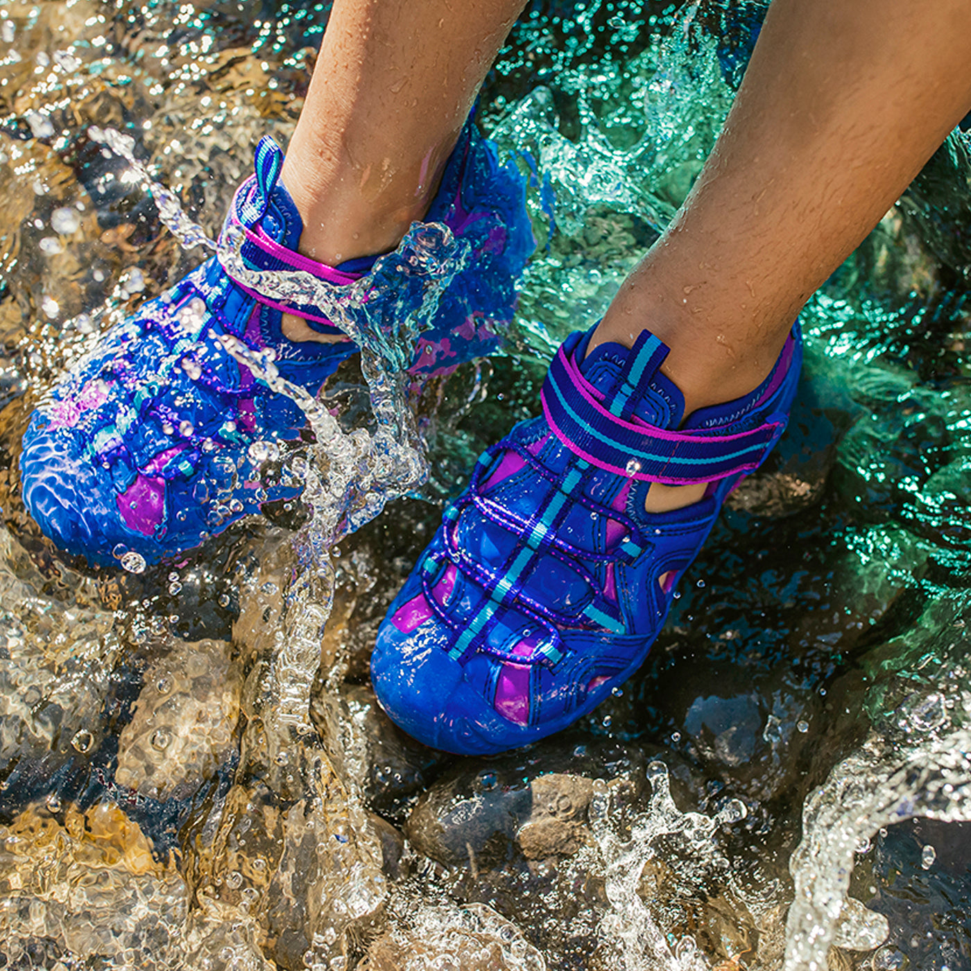 Merrell Unısex Çocuk Hydro 2 Su Ayakkabısı Unısex Çocuk Blue/Berry/Turq Su Ayakkabısı-5
