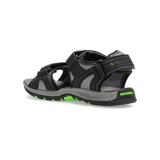 Merrell Erkek Çocuk Panther Sandal 2.0 Sandalet Erkek Çocuk Black Sandalet-3