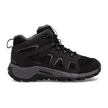 Merrell Erkek Çocuk Oakcreek Mıd Lace Wtrpf Bot Erkek Çocuk Black & Grey Bot-1