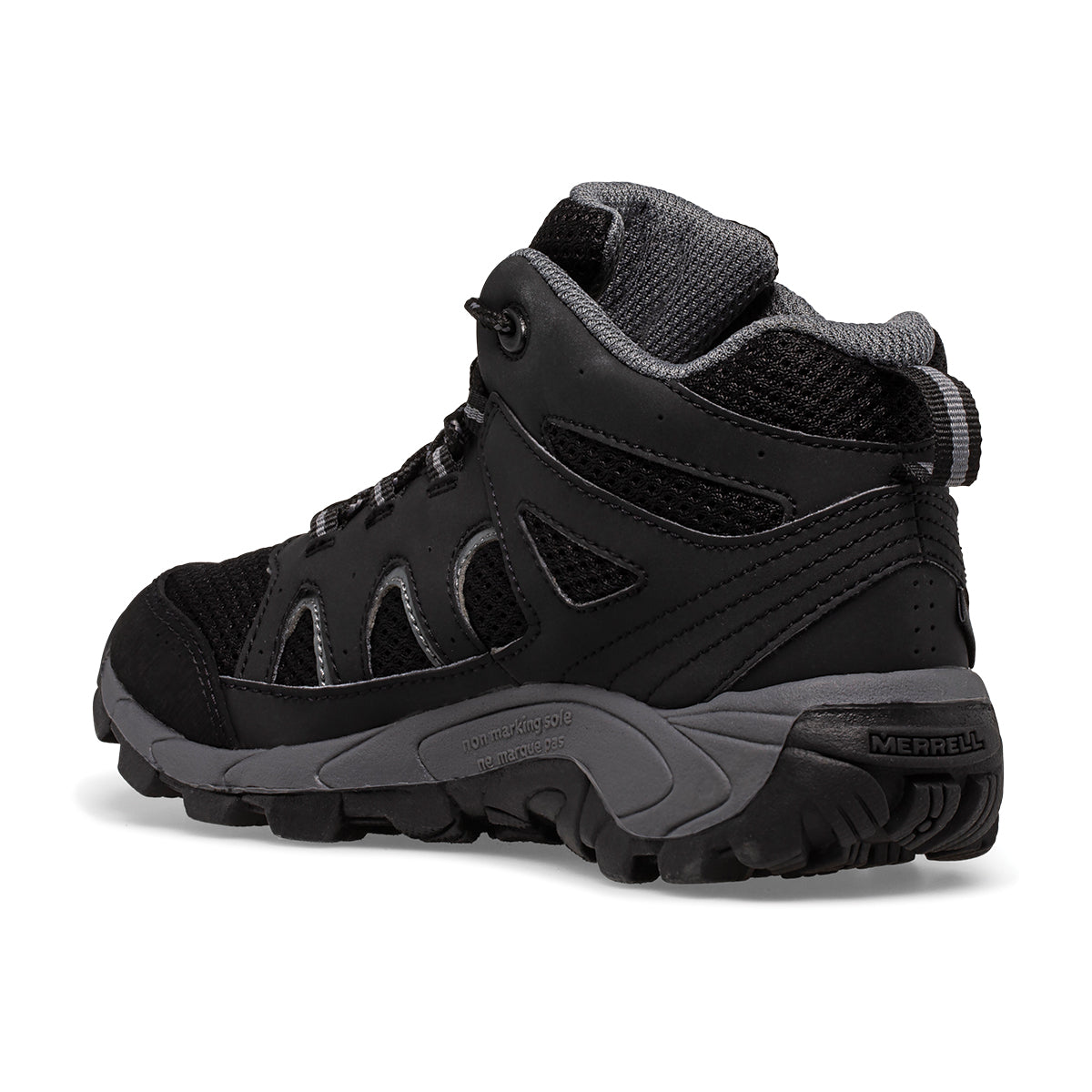 Merrell Erkek Çocuk Oakcreek Mıd Lace Wtrpf Bot Erkek Çocuk Black & Grey Bot-2