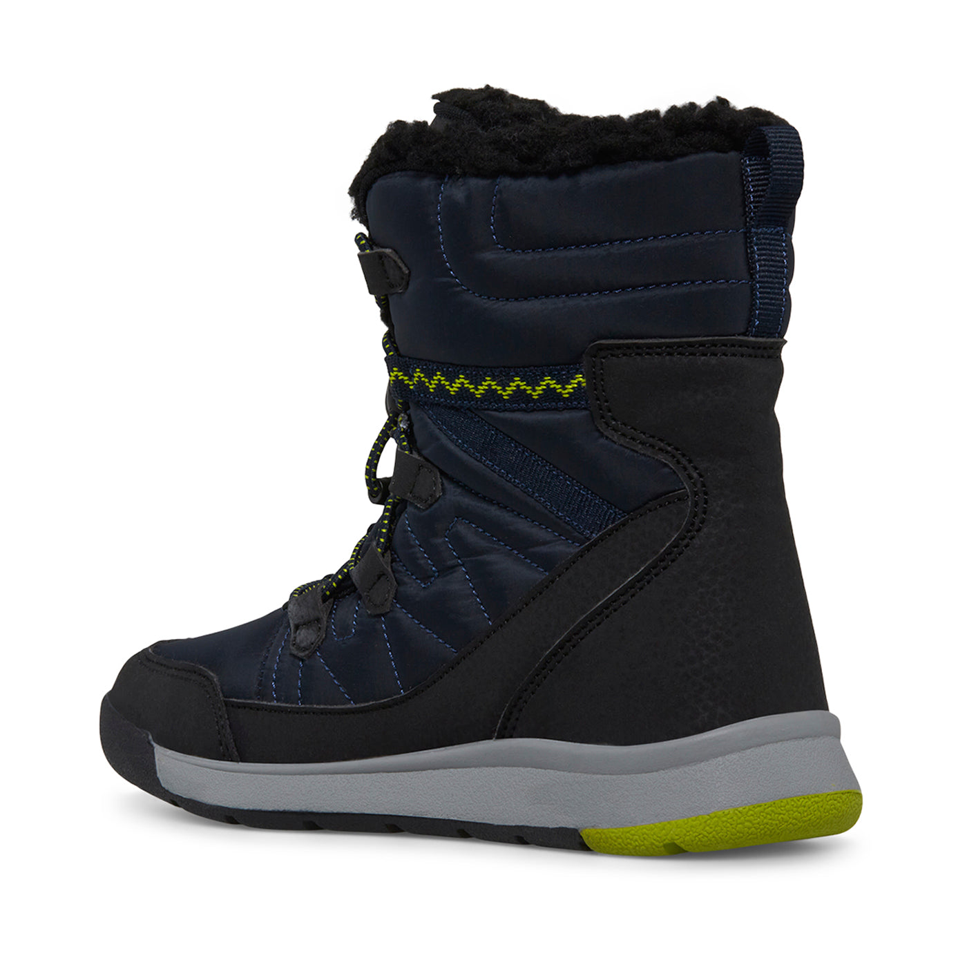 Merrell Erkek Çocuk Snow Crush 3.0 Wtrpf Bot Erkek Çocuk Navy/Green Bot-6