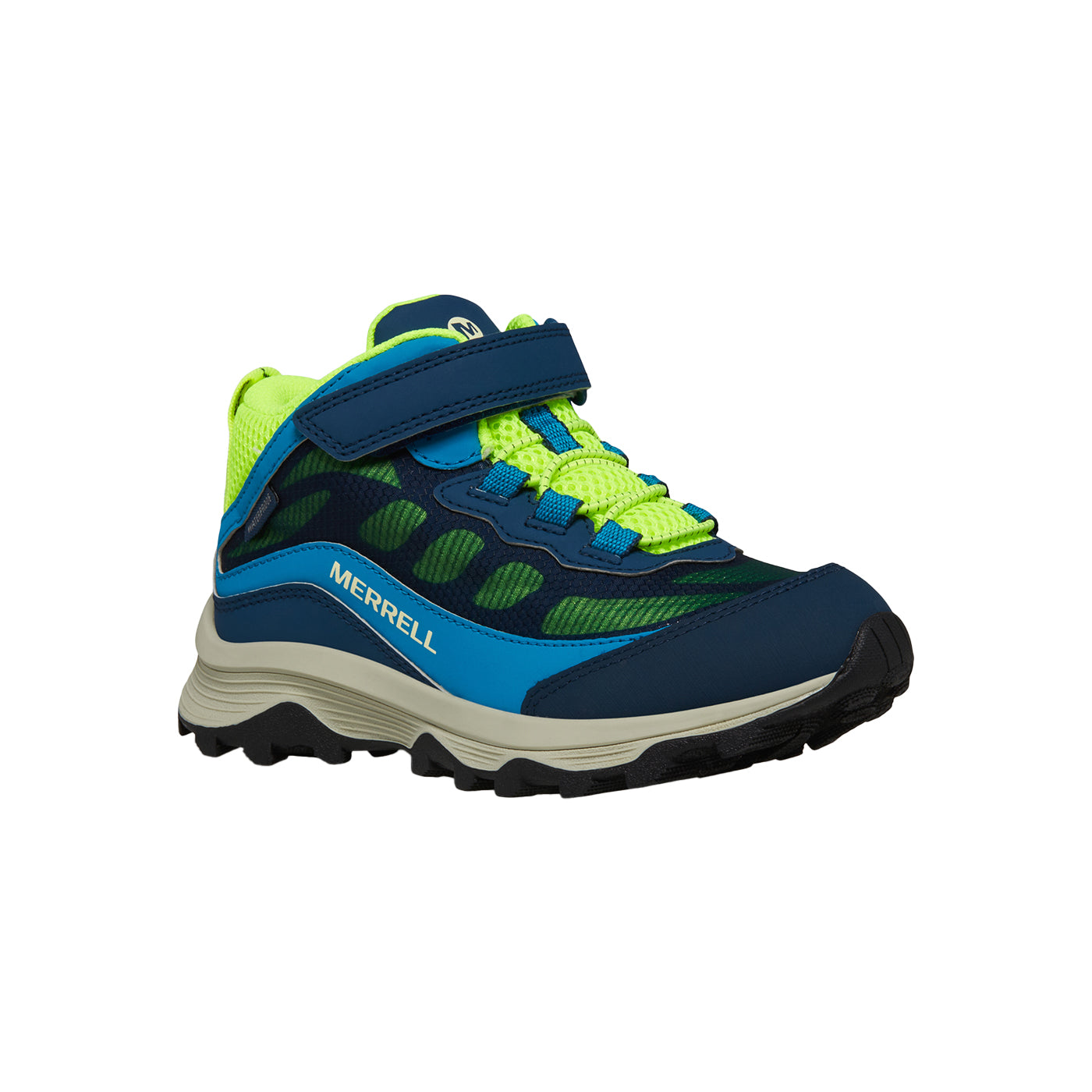Merrell Erkek Çocuk Moab Speed Mıd A/C Wtrpf Bot Erkek Çocuk Navy/Hı Vız Bot-4