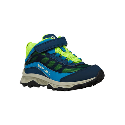Merrell Erkek Çocuk Moab Speed Mıd A/C Wtrpf Bot Erkek Çocuk Navy/Hı Vız Bot-4