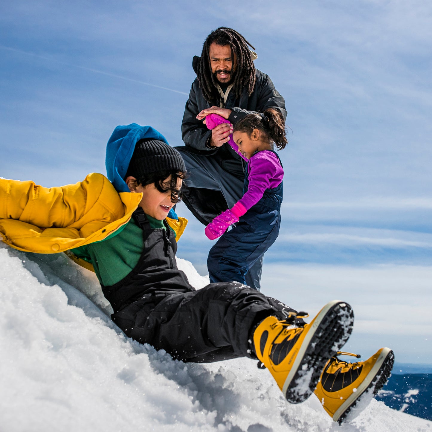 Merrell Unısex Çocuk Snow Bank 4.0 Wtrpf Bot Unısex Çocuk Wheat/Black Bot-4