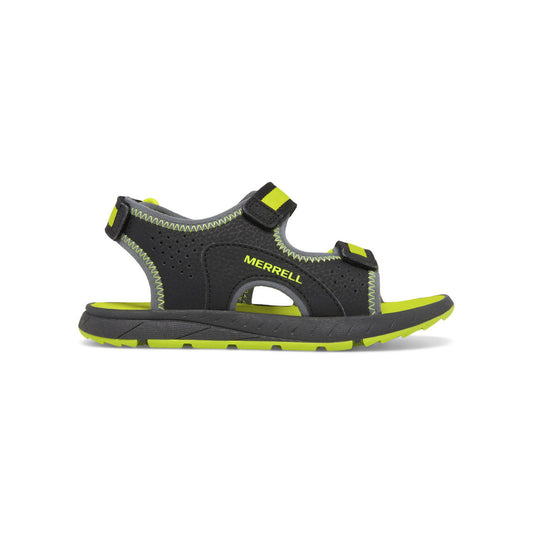 Merrell Unısex Çocuk Panther Sandal 3.0 Sandalet Unısex Çocuk Black/Hı Vız Sandalet-1