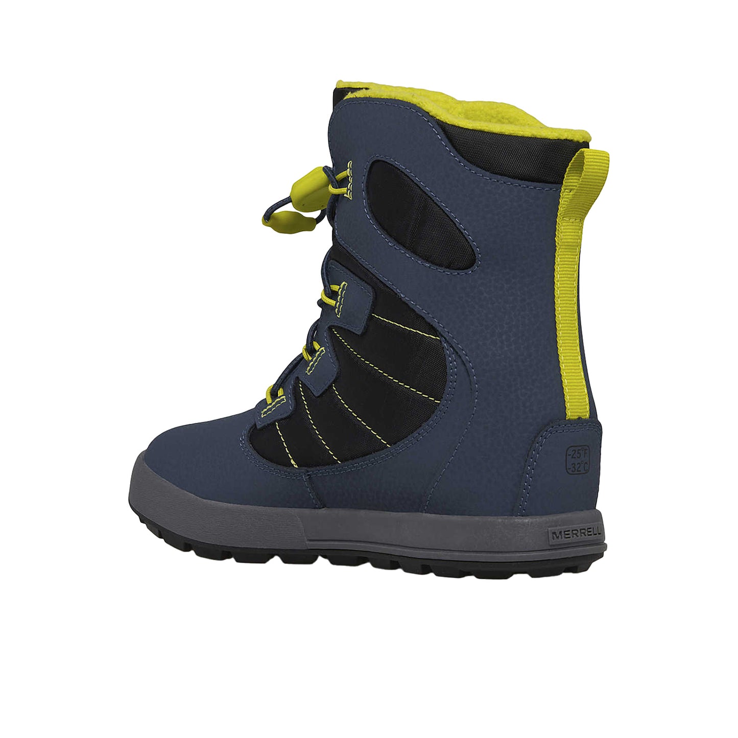 Snow Bank 4.0 Wtrpf Unısex Çocuk Navy/Lıme Bot-5