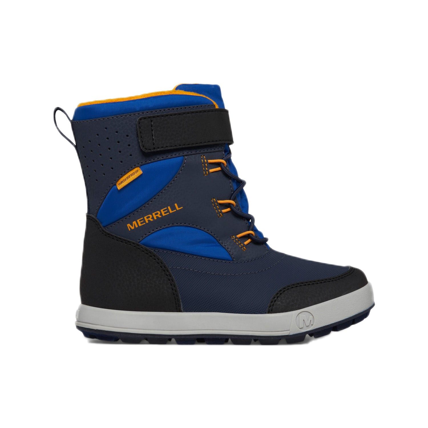 Merrell Unısex Çocuk Snow Storm 3.0 Wtrpf Bot Unısex Çocuk Blue/Black/Orange Bot-1